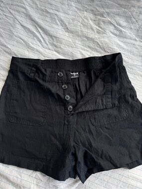 Hurley - Black Linen Women’s Shorts size: M